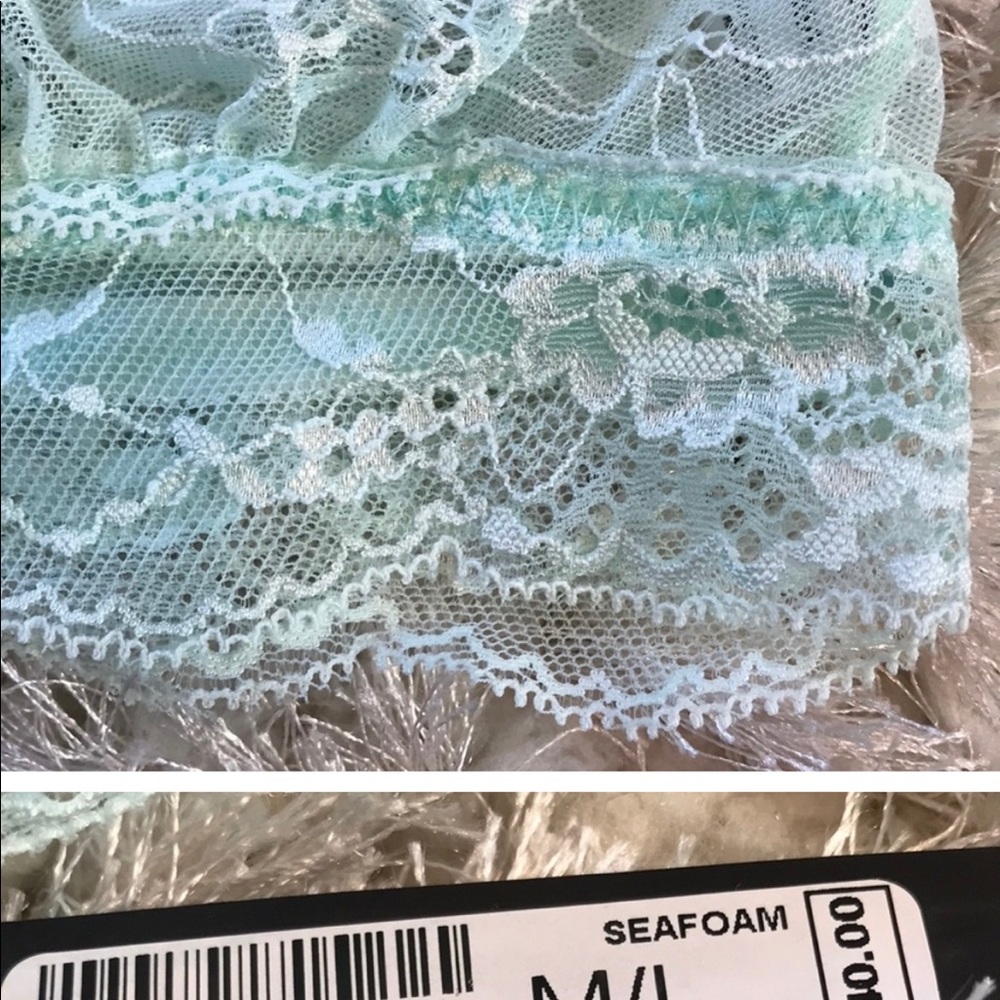 Joe’s Jeans sea foam green bandeau size Medium/large